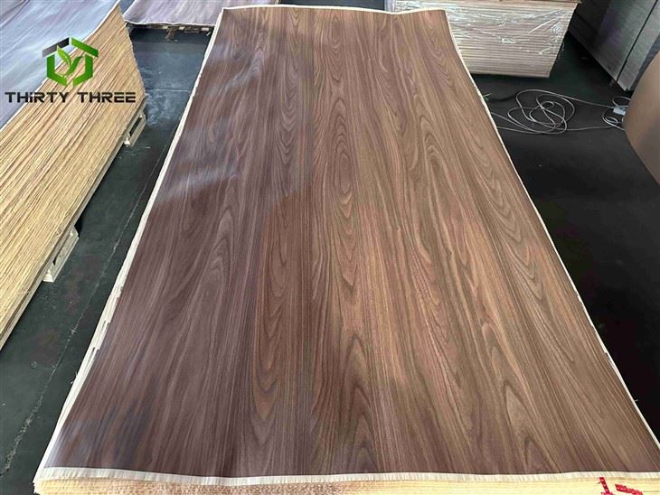 Decorative Synchronous Laminated Melamine Faced Recon Engineered Veneer